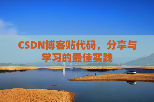 CSDN博客贴代码，分享与学习的最佳实践